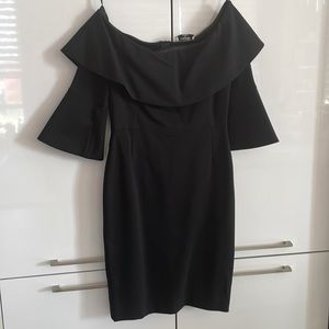 Aritzia black off the shoulder dress